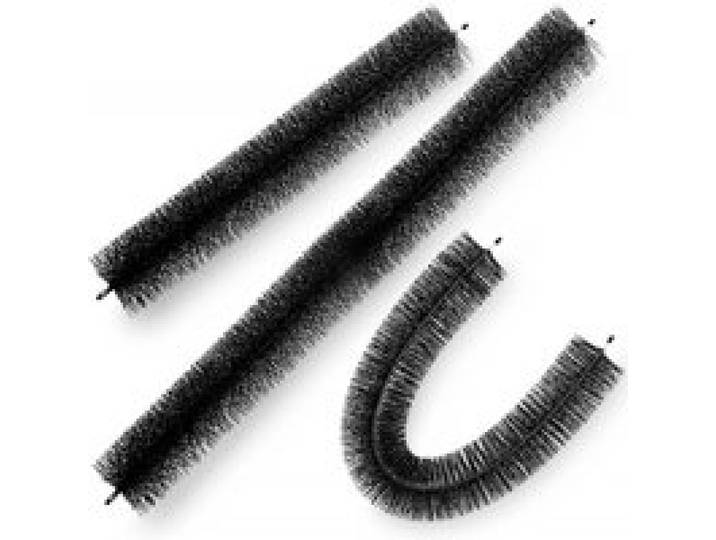 VEVOR Brosse de Protection de Gouttière 11x96 cm Protège-gouttière Anti-feuilles 40PCS en Fil Acier Galvanisé Robuste Protection de Feuilles de Gouttières de 12,7 cm pour Empêcher les Débris d'Entrer