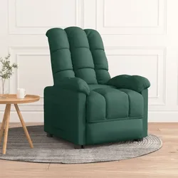 vidaXL Relaxsessel Dunkelgrün Stoff