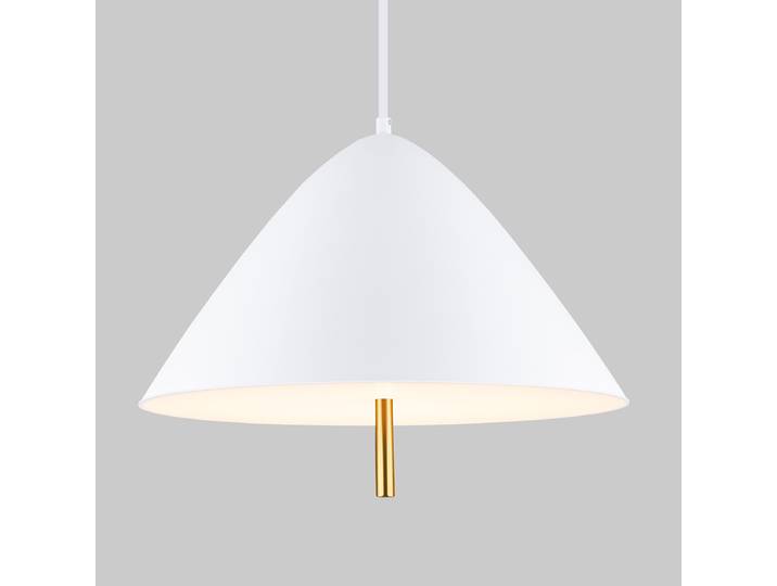 Suspension Oros Ø 40cm Blanc/Blanc Aluminium LED non-remplaçables Module LED
