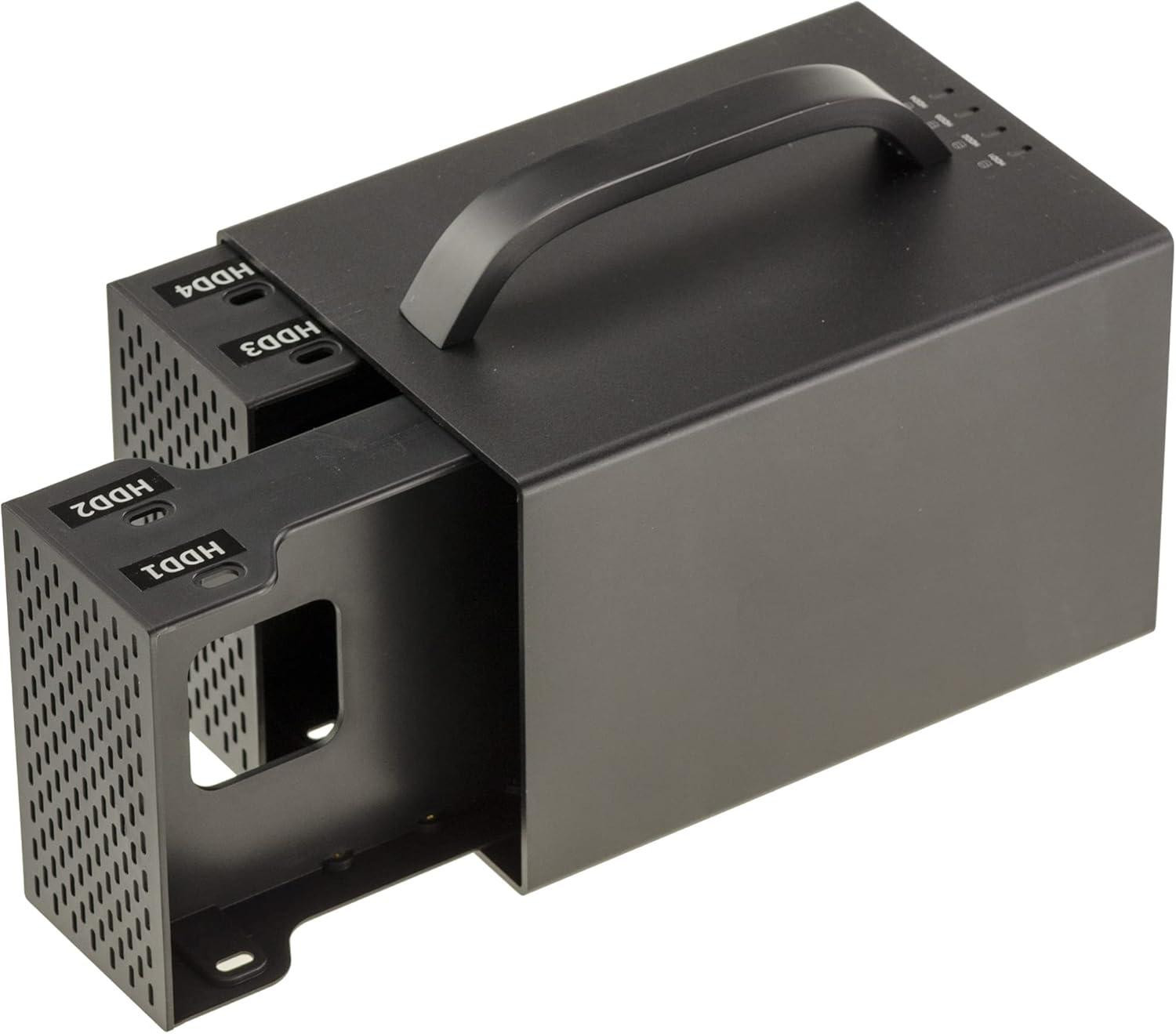 Selius Kalea-Informatique USB 3.2 Gen 2 10G Bay-behuizing voor 4 SATA harde schijven met 75 W voeding en Software Raid-mogelijkheid 0 1 5