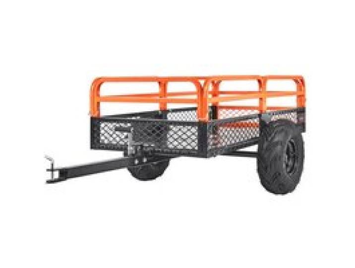 VEVOR Remorque à Benne Basculante Capacité de Charge 680 kg Remorque Utilitaire de Jardin Robuste avec Côtés Amovibles Chariot de Transport à Déversement 0,4 m³​ pour Tracteur, Tondeuse à Gazon, VTT