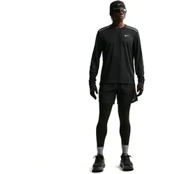 Nike Herren Miler Dri-Fit UV Long Sleeve schwarz