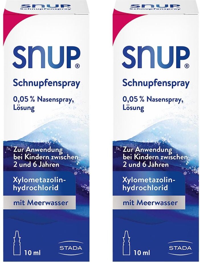 SNUP Schnupfenspray 0,05% Nasenspray für Kinder 2er Pack