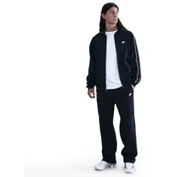 NIKE Club Fleece Bungee Jogginghose Herren 451 - obsidian/obsidian/white L