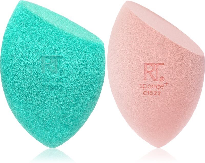 Real Techniques Miracle Mattifying Sponge Duo applicateur maquillage en mousse 2 pcs