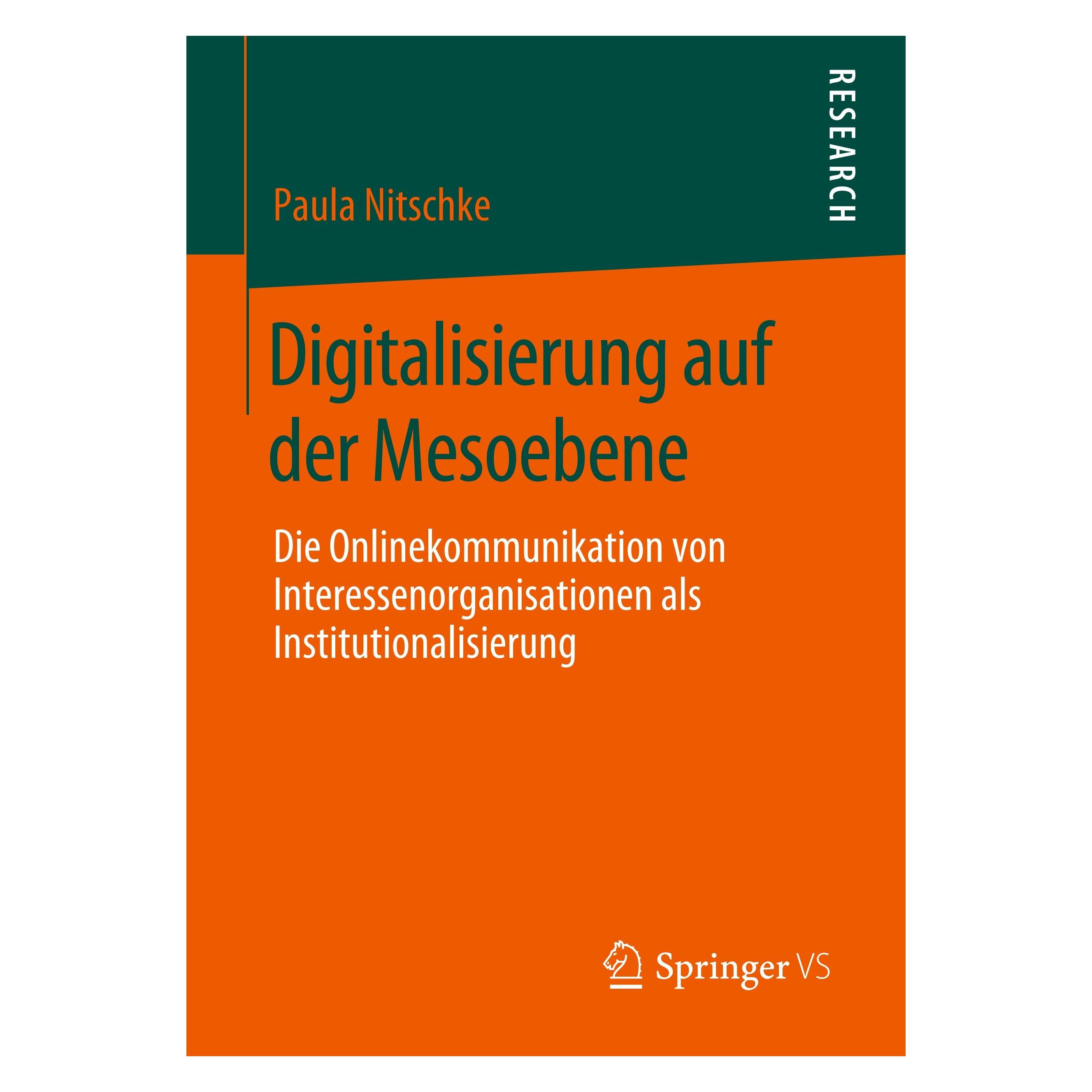 Springer Digitalisierung auf der Mesoebene (Deutsch, Softcover, Paula Nitschke) (25452537)