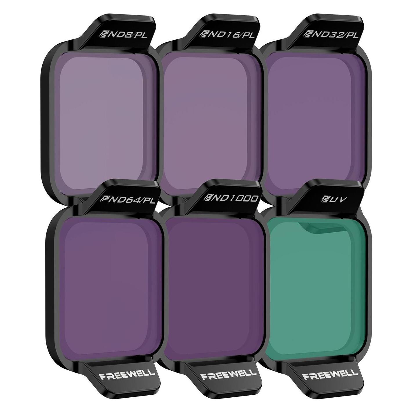 Freewell Flip Filters - Bright Day- 6Pack (Drohnen Filter, DJI Flip) (FW-DFL-BRG)