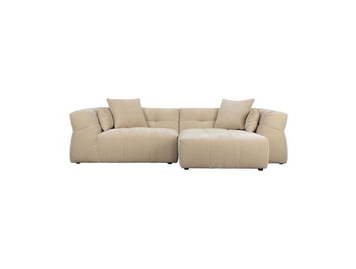 Canapé 4,5 places avec méridienne droite beige Hodge