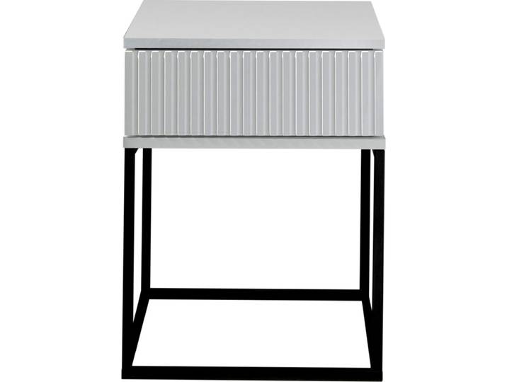 Nachtkommode MARLE Metall 52 x 40 x 38,5 cm melaminbeschichtet...