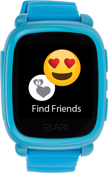 Smartwatch infantil - Elari KidPhone 2G, Talla Infantil, 1.4" Táctil IPS, USB-C, Botón SOS, Función Zonas Seguras, 450 mAh, Azul