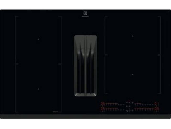Electrolux - Plaque Induction Aspirante Kcc84440 - Hotte Centrale Intégrée 80cm