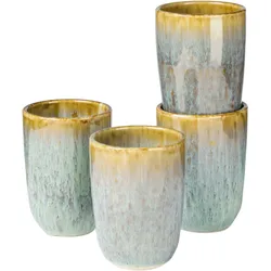 Gipfelstück Kaffeebecher-Set, Steinzeug Flussufer