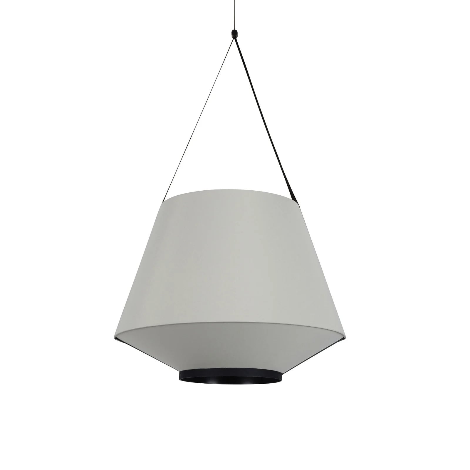 Forestier Carrie M hanglamp - Grijs - Stof