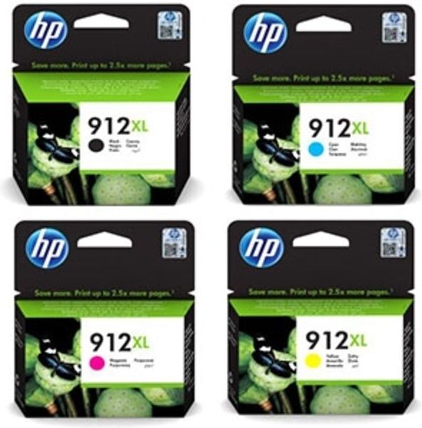 HP 912XL (3YP34AE) - 4 couleurs - Cartouche d'encre - Grande capacité - Multipack 4 couleurs