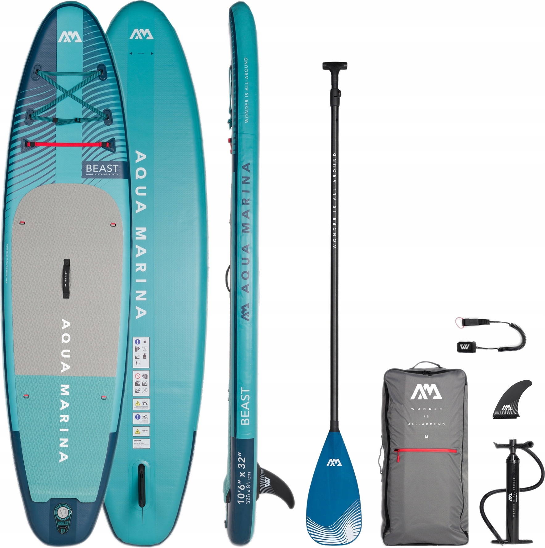 Aqua Marina Beast 106 OS SUP-Board Allround 140 kg stabil Frühling/Sommer