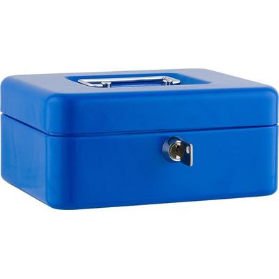 SAX Geldkassette 20x16x9 cm, blau