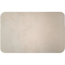 BADEMATTE Japandi - Beige - Modern Badvorleger 80x50 cm