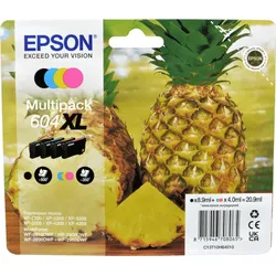 4 Epson Tinten C13T10H640 Multipack KCMY 604XL