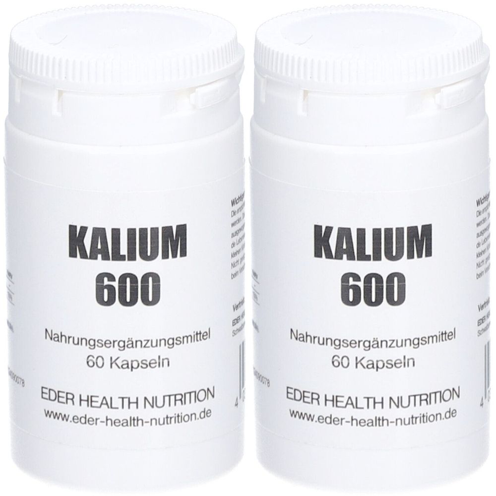 Kalium 600 Kapseln 2x 2x60 St