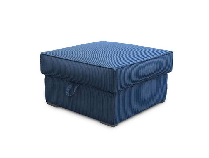 POUF FERA Blau 65x65 cm