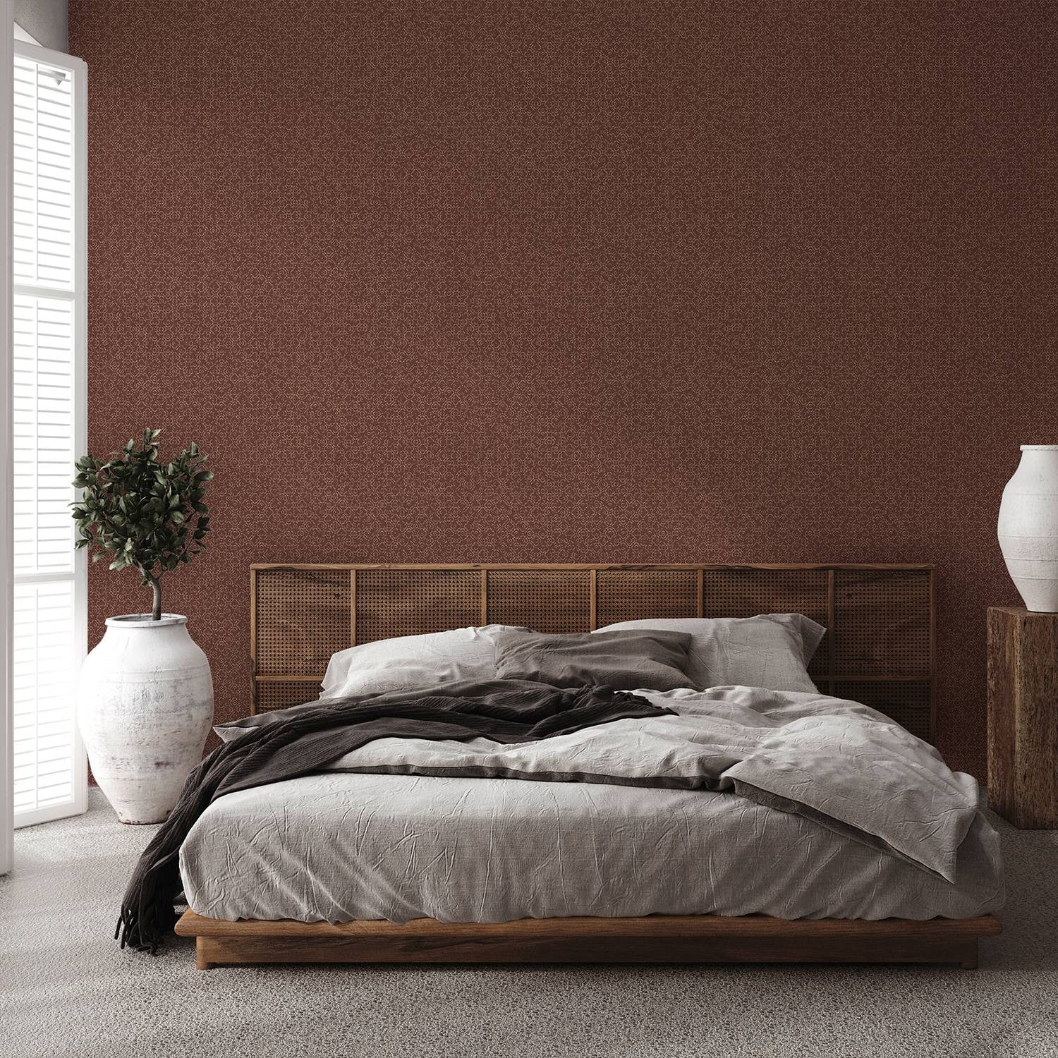 A.S. Création Vliesbehang Said Abstract Modern Bruin Breedte: 53 cm, Lengte: 1005 cm