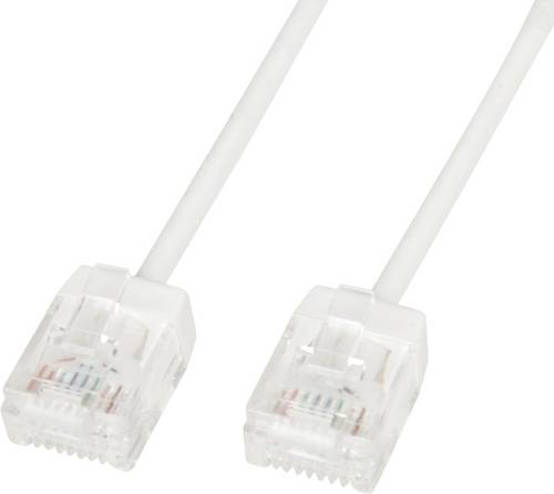 Roline 21.15.4475 RJ45 Patchkabel CAT 6a U/UTP 5m Weiß 1St.
