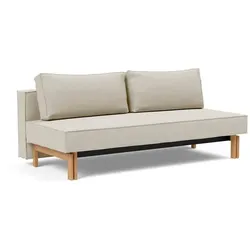 INNOVATION LIVING Schlafsofa Sly Wood Stoff Beige Natural