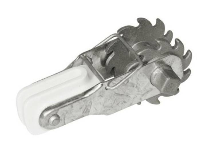 Kerbl Tandwieldraadspanner met geïntegreerde isolator.