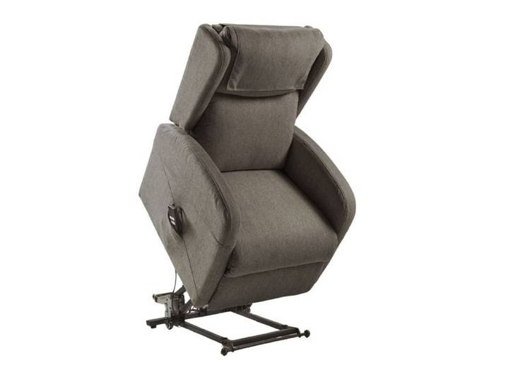SEVILLE - Fauteuil Relax Releveur Electrique Gris avec Roulettes
