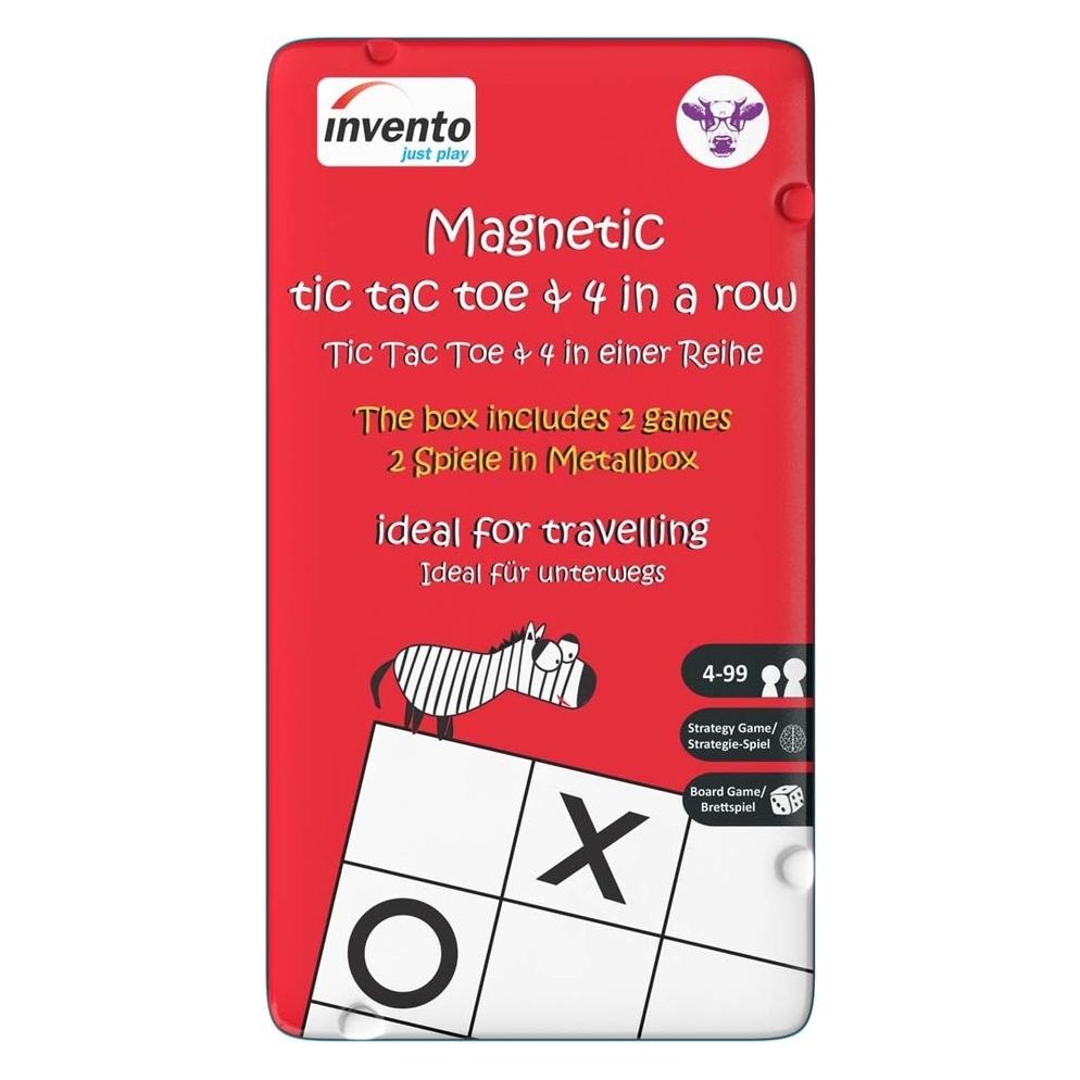 Magni Magnetspiel Tic Tac Toe & 4 in einer Reihe Metalldose (53361163)