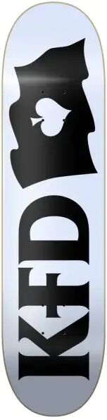 Tavola Skateboard KFD Logo Flagship (8" - White) taglia 8"