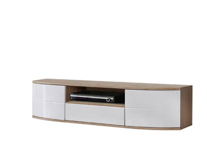 ASM-Moebel TV-Schrank TV-Tisch ONTARIO mit Hochglanzfronten und Push-Click 2 Varianten Mit Hochglanzfronten und Push-Click System