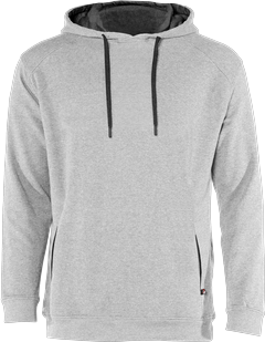 Bayside BA1050 Fitflex Hood T-Shirt in Oxford size Medium   Cotton 105000, 1050