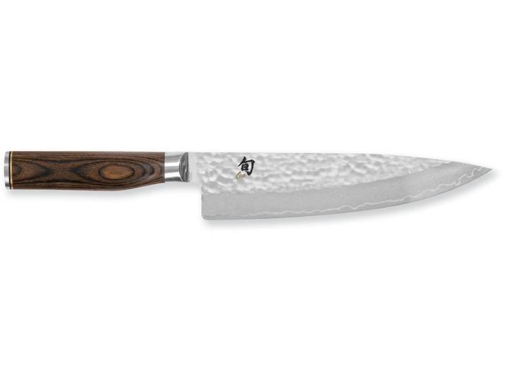 Kochmesser KAI Kochmesser Premier , braun, Stahl, Kochmesser, Kochmesser, Aus Pakka -Holz (Japan) gefertigt.