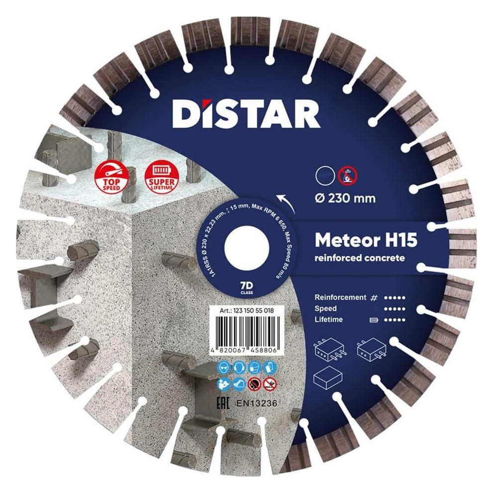 Distar Di-Star TARCZA DIAMENTOWA 1A1RSS/C3-W 230x2,6/1,6x15x22,23-28 Meteor H15 (1037513)