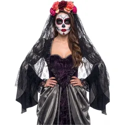 Maskworld Dia de los Muertos Damenkleid (34)