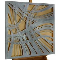 METALLBILD Gold 80/80 cm