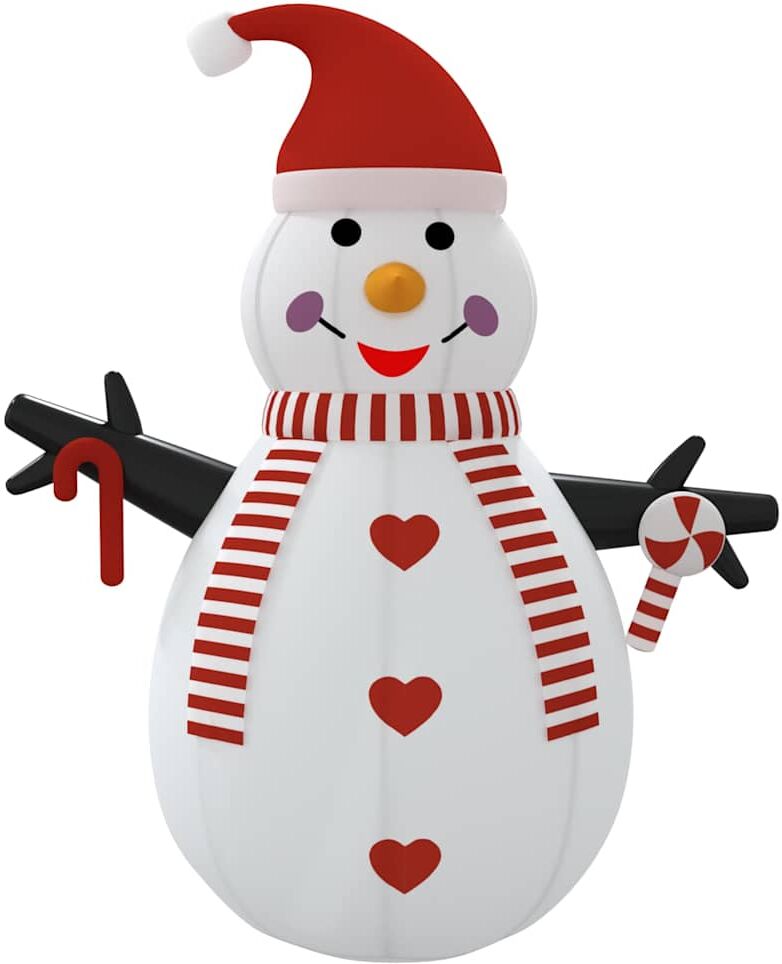vidaXL Bonhomme de neige gonflable  avec LEDs 300 cm