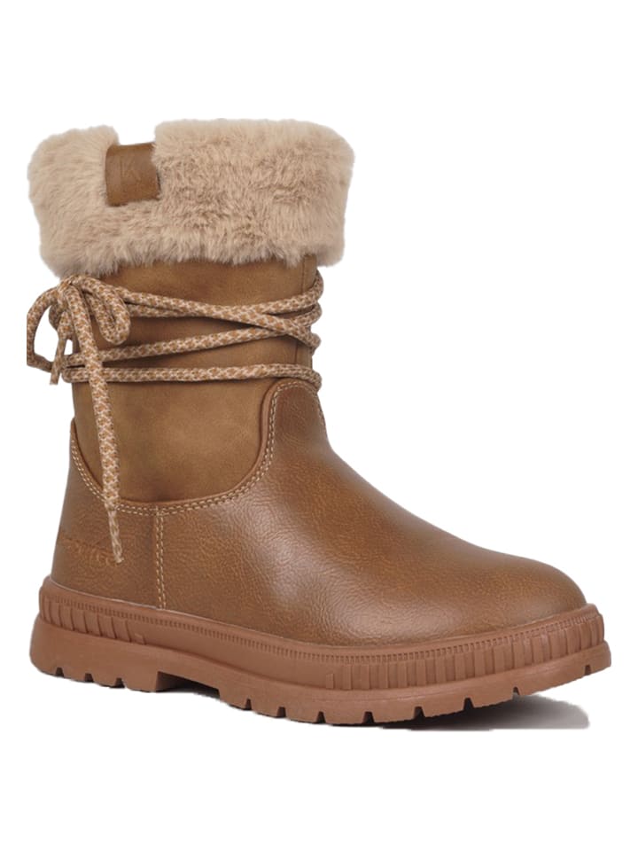 Kimberfeel Winterstiefel "Alba" in Hellbraun - 29