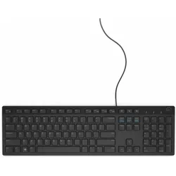 Dell KB212-B QuietKey (DE, Kabelgebunden), Tastatur, Schwarz