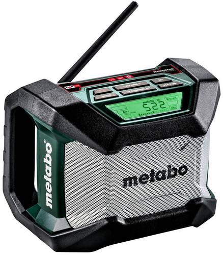 Metabo R 12-18 BT Baustellenradio UKW Bluetooth Schwarz, Grün, Grau
