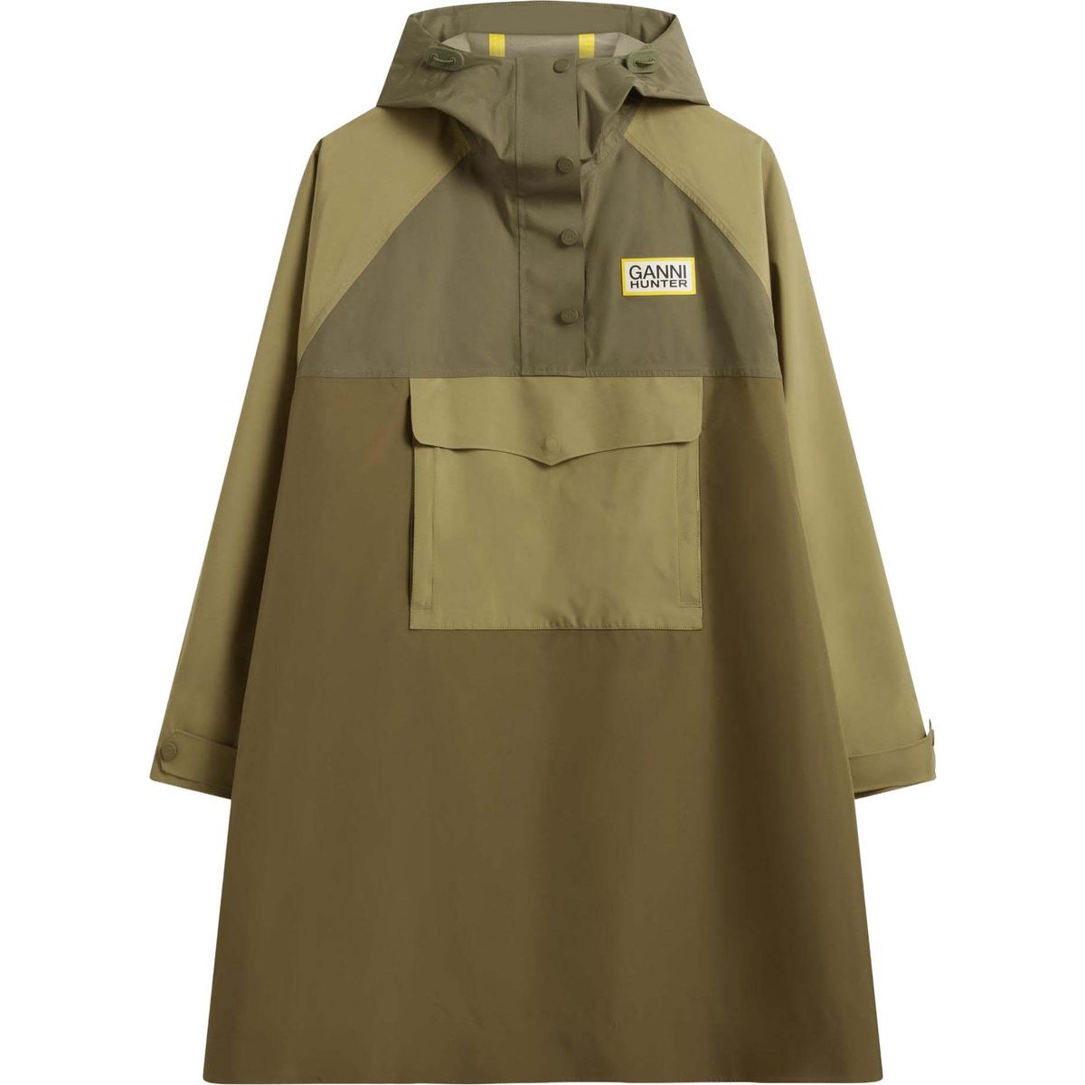 Hunter Ganni X Hunter Waterproof Poncho ganni green (XA) XS HARU0010262-XA-XS