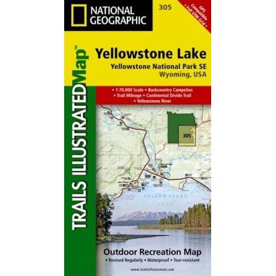 Yellowstone Lake: Yellowstone National Park Se Map, Karte von National Geographic Maps, National geographic, 978-1-56695-436-5