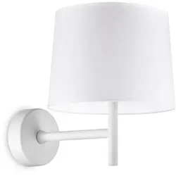 Ideal Lux Wandleuchte SET UP, 1-flammig, IP20, E27, ohne Schirm, weiß IDEA-259765