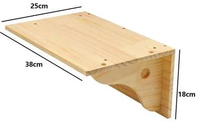 Uplifted Finds Wall Mounted Wooden Cat Climbing Shelves And Scratching Post large Jump