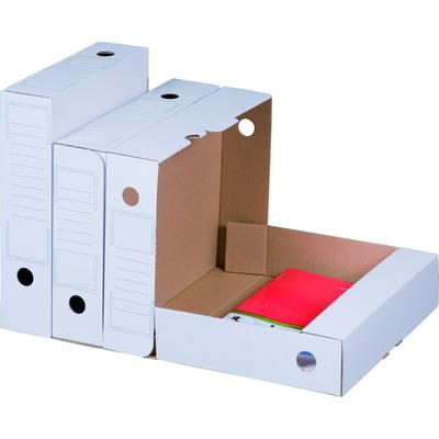 smartboxpro 20 x SBP ARCHIV-ABLAGEBOX, 250x70x317mm, wiederverschließbar, weiß