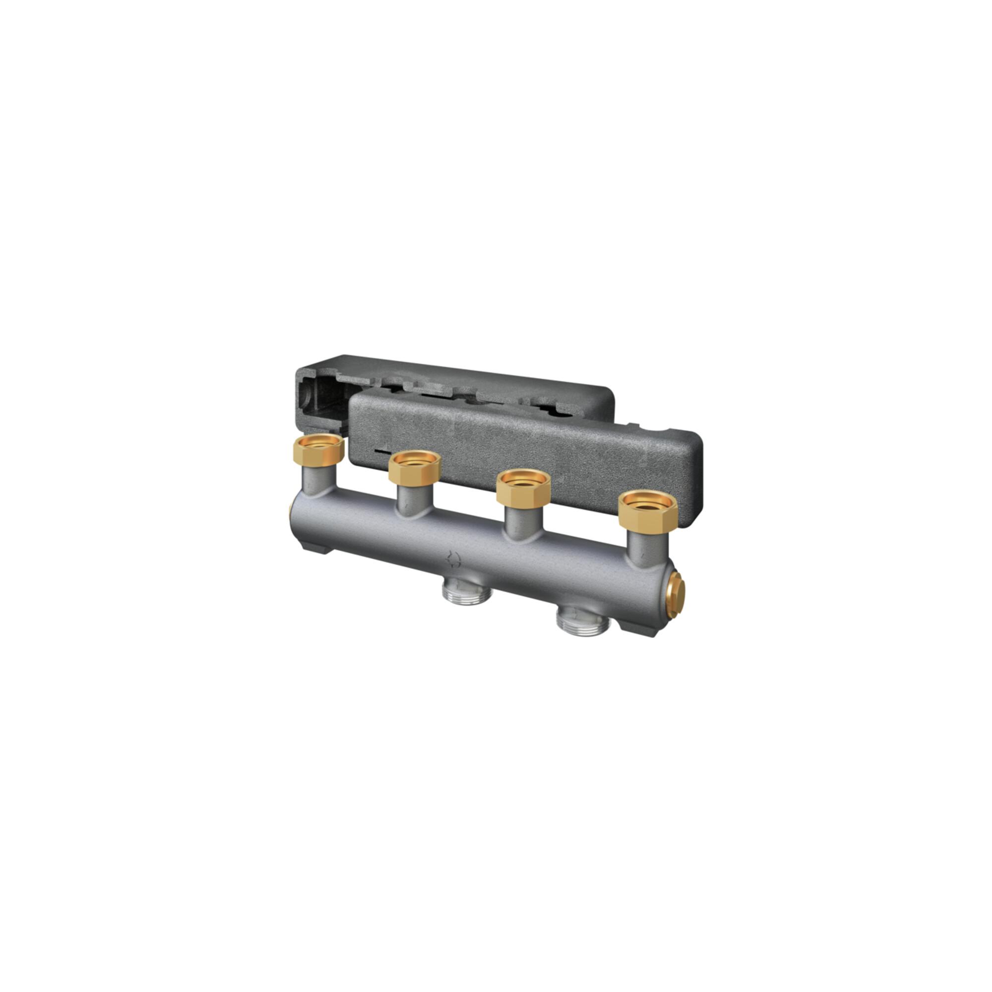 Oventrop Verteilerbalken DN 25, 2 Heizkreise (1351570)