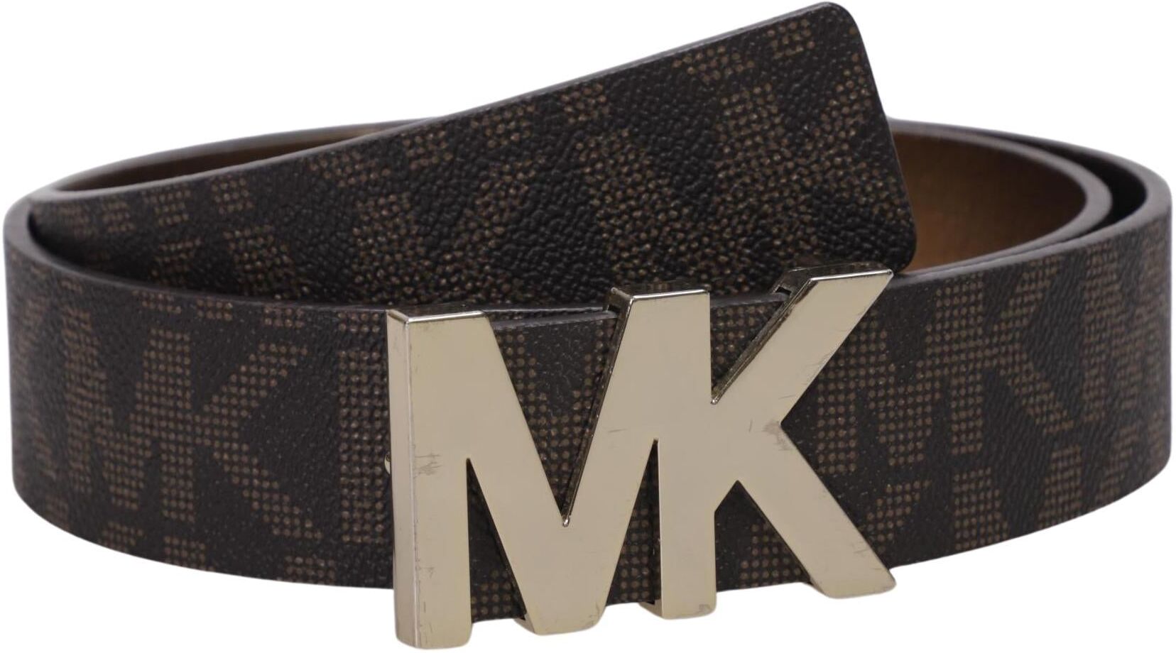Michael Michael Kors Damen Gürtel, Braun, Gr. 85, Kunstleder - Second Hand