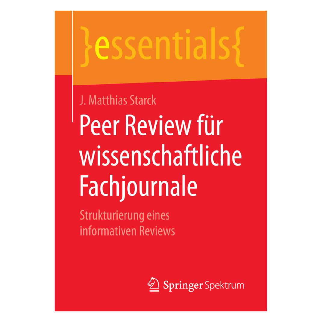 Springer Peer Review für wissenschaftliche Fachjournale (Deutsch, J. Matthias Starck) (33357867)