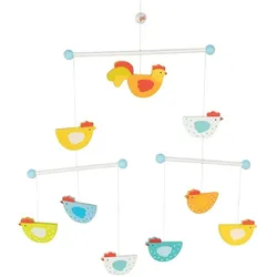 Goki, Babymobile, Mobile Lustige Hühner